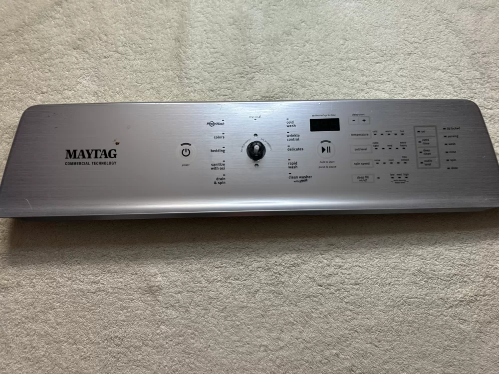 Maytag W10894756 Dryer Control Board  Console Panel W10894757 AZ7407 | V356