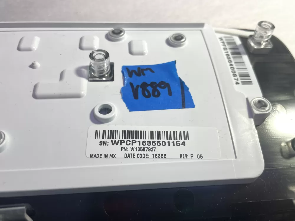 Whirlpool Cabrio W10507937 Washer Control Panel AZ197156 | Wmv889