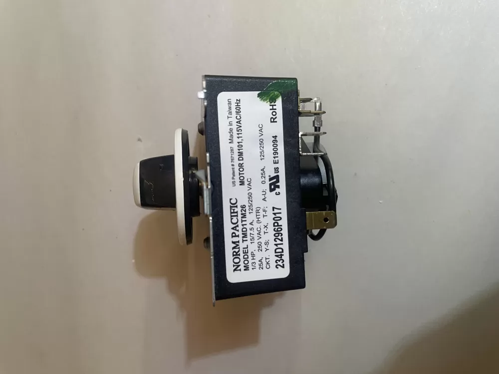 Kenmore  General Electric WE4M521 WE04X22654 PS11721520 234D1296P017 Dryer Timer