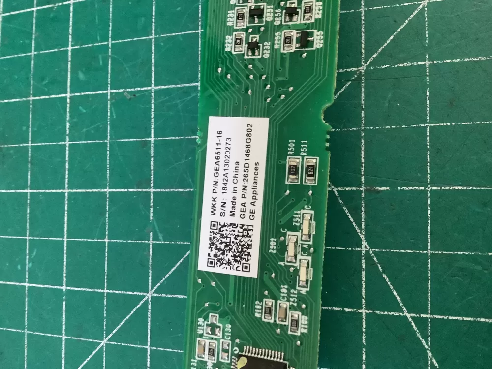 GE 265D1468G802 Dishwasher User Interface Control Board AZ192108 | NR613