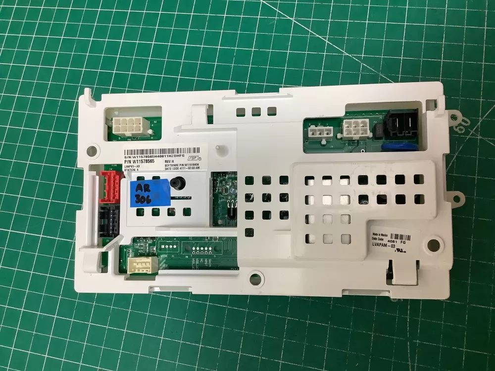 Whirlpool KitchenAid Roper W11578565 Washer Control Board AZ226017 | AR306