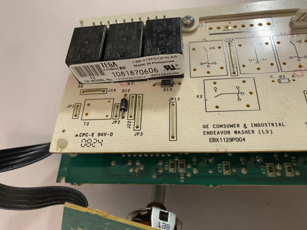 GE WH12X10398 175D5261G012 Washer Control Board AZ123606 | BK2251