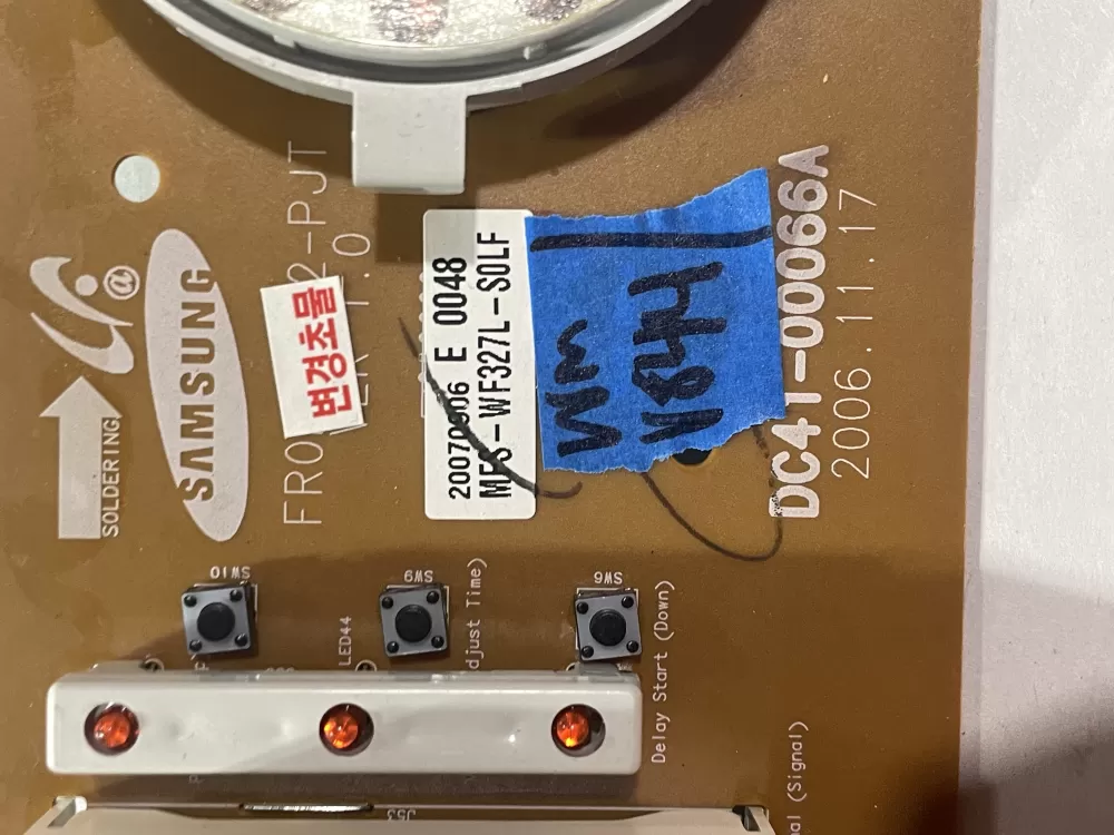 Samsung Washer Control Board MFS-WF327L-S0LF MFS-WF327L-T0 AZ174644 | Wmv844