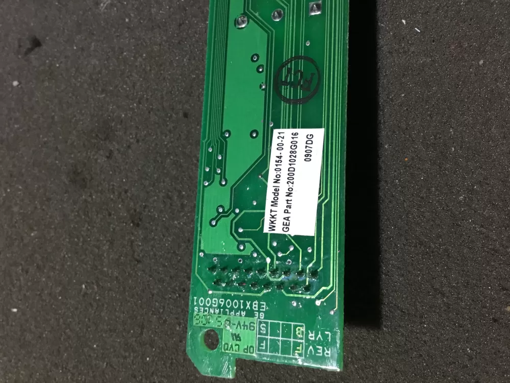 GE 200D1028G016 Refrigerator LED UI Display Control Board AZ106784 | NR432