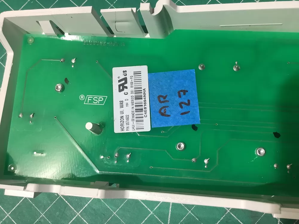 Whirlpool 8574922 Washer Control Board User Interface AZ196014 | AR127
