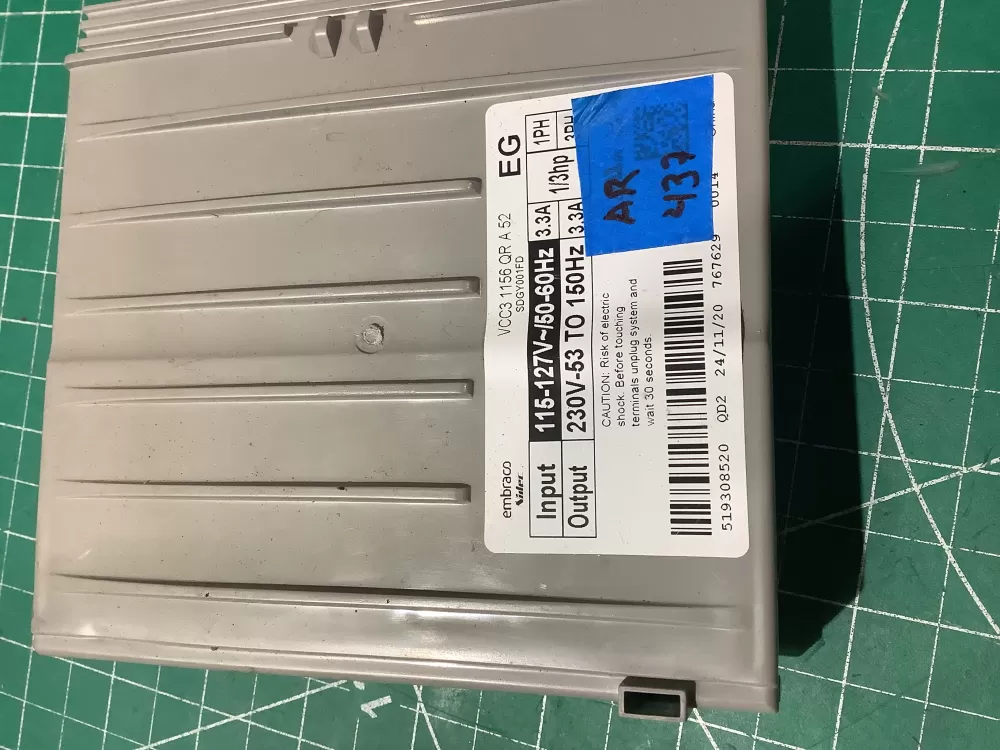 Embraco VCC3 refrigerator inverter control board 519308520 AZ194999 | AR437