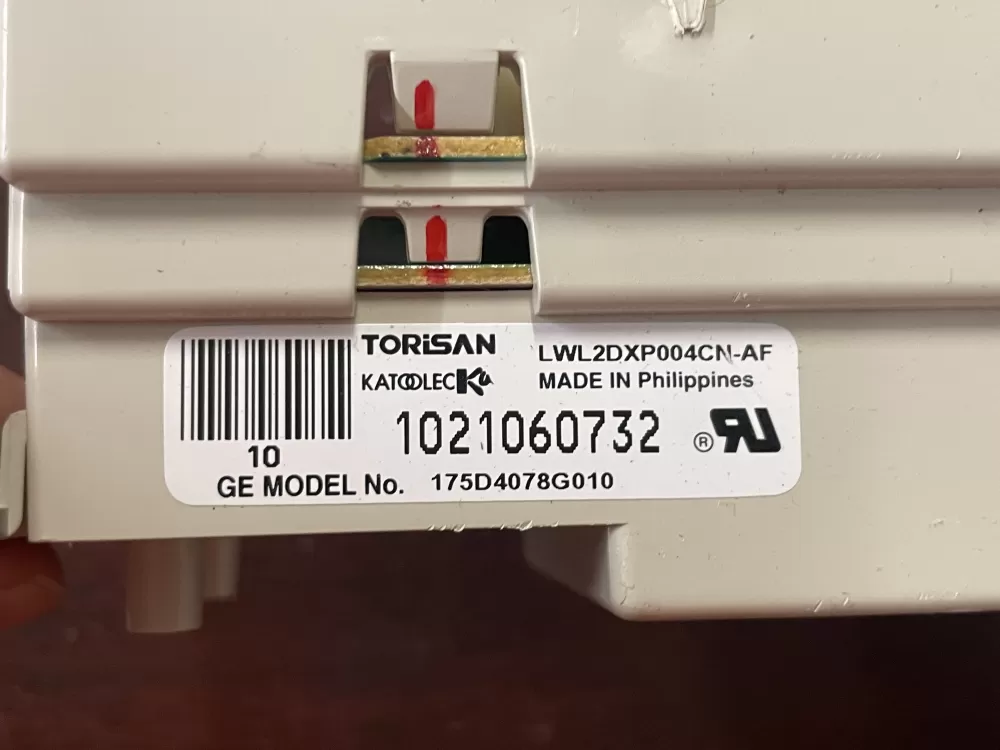 GE 175D4078G010 Washer Control Board AZ40725 | Wmv399