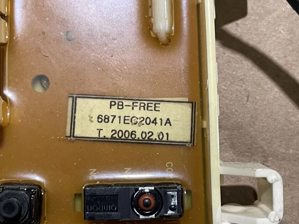 LG 6871EC2041A 6870EC9141A Washer Control Board AZ85130 | Wmv443