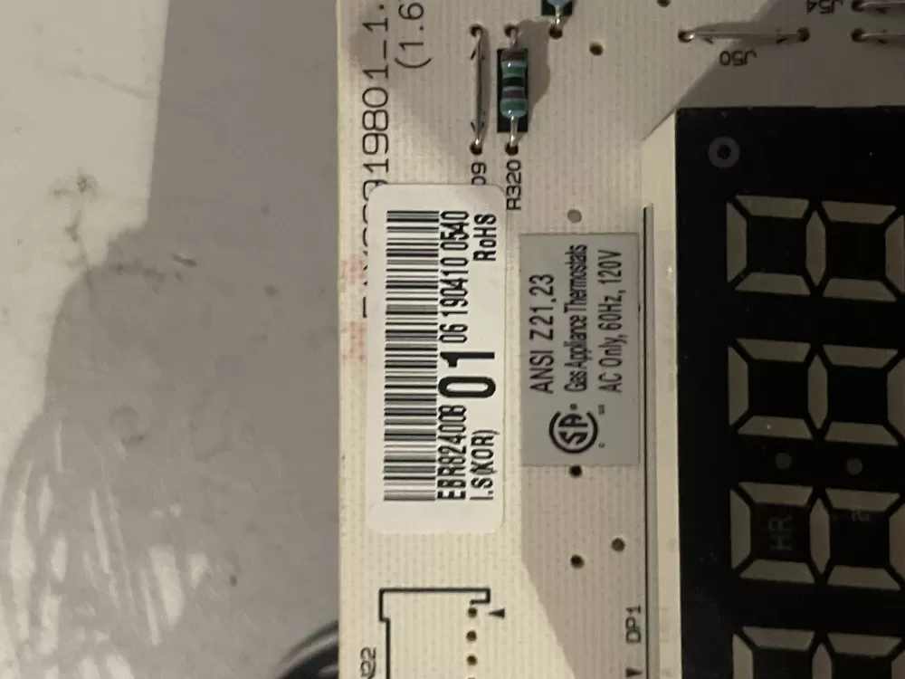 LG EBR82400801 Range Oven Range Control Boardl AZ33486 | Wm342