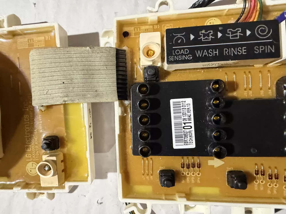 LG EBR73852702 EBR73852701 Washer Control Board AZ211362 | KMV906