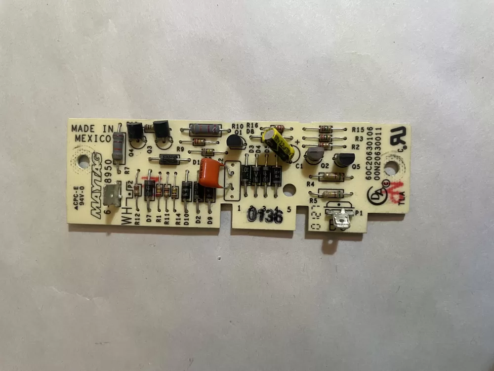 Maytag 6 3708950 63708950 60C20630106 Dryer Control Board AZ118458 | KM2036