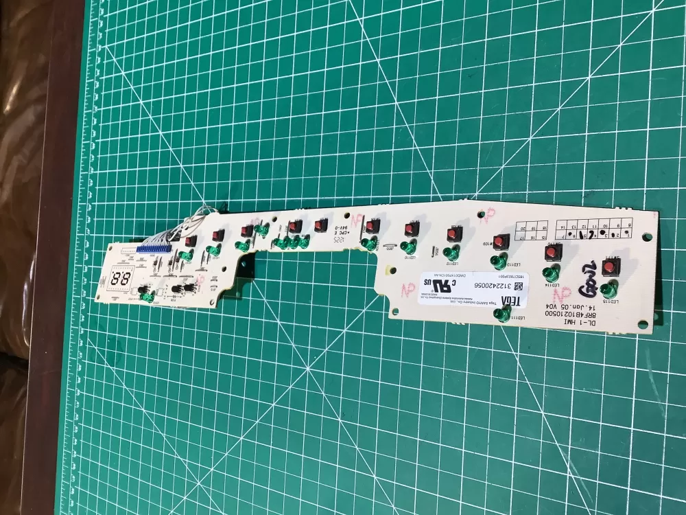 GE 165D7803P001 Dishwasher Control Board