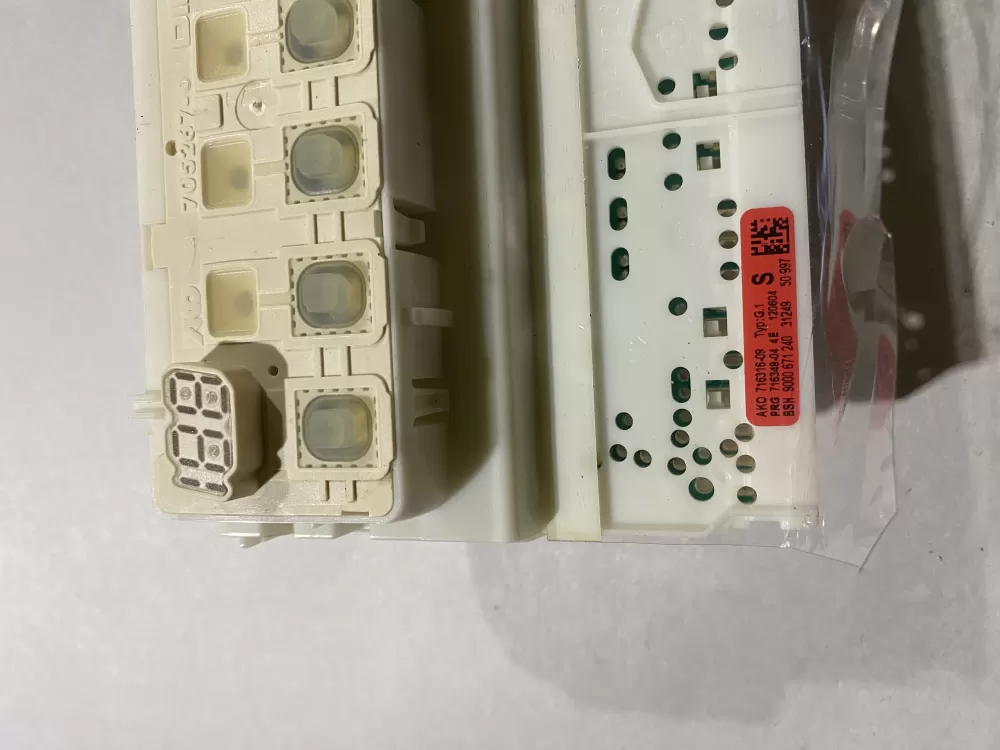 Bosch 9000 671 240 716316 09 Dishwasher Control Board AZ191980 | BK2125