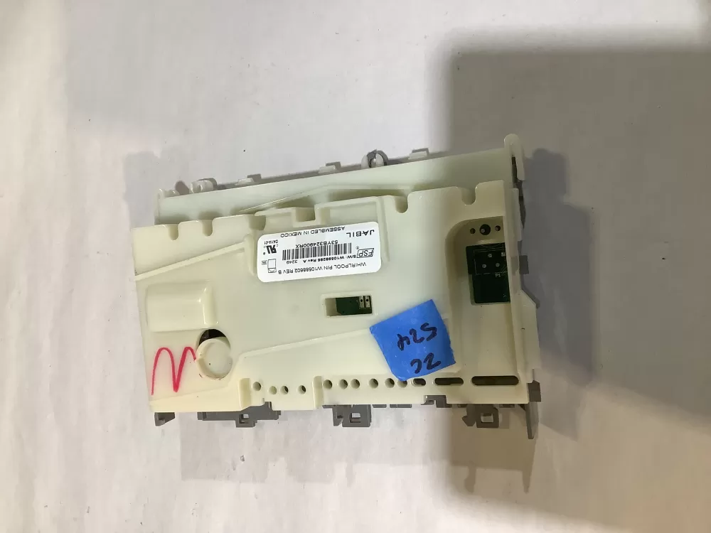 Whirlpool W10598286 Dishwasher Control Board AZ232238 | ZC524