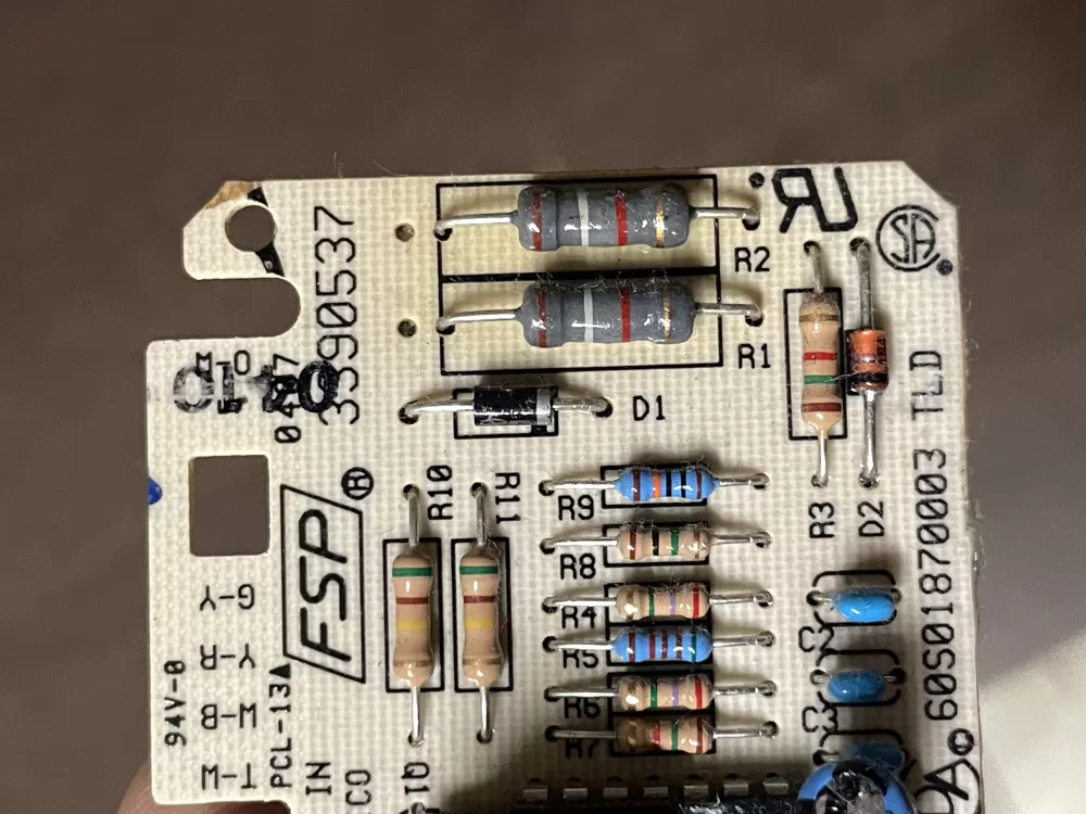 Whirlpool Maytag W10476828 Dryer Moisture Sensor Control Board AZ37240 | 459WM