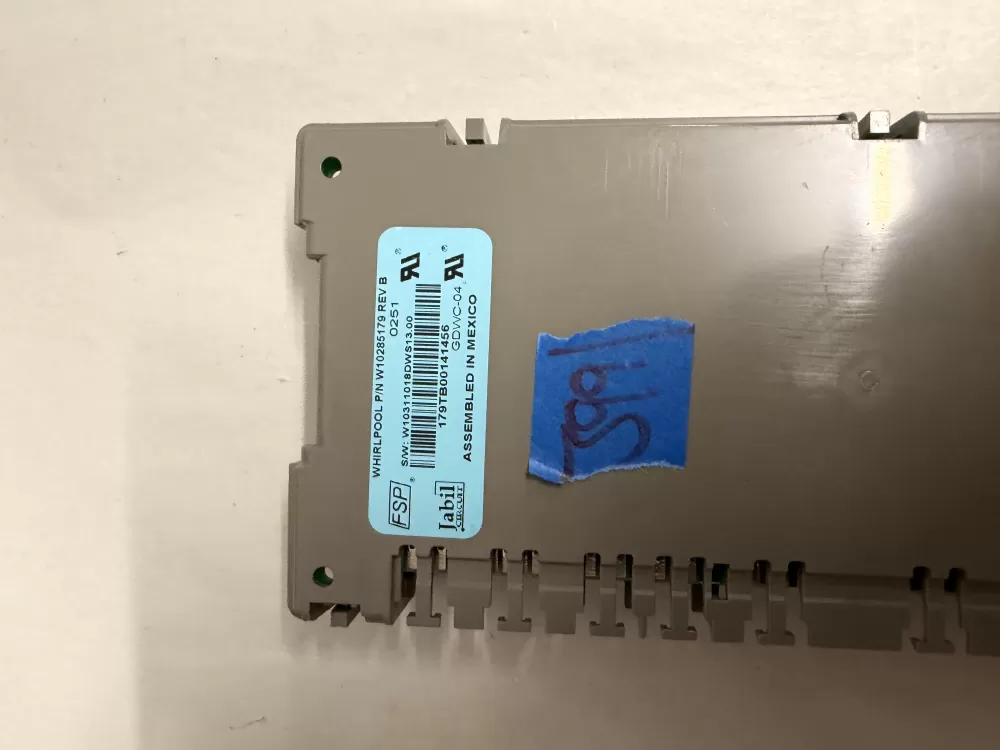 Whirlpool Maytag KitchenAid Kenmore Dishwasher Control Board AZ217417 | KM399