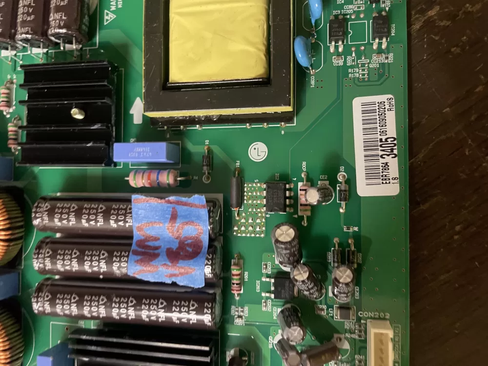 LG EBR78643405 CSP30020854 Refrigerator Control Board AZ44445 | Wmv65