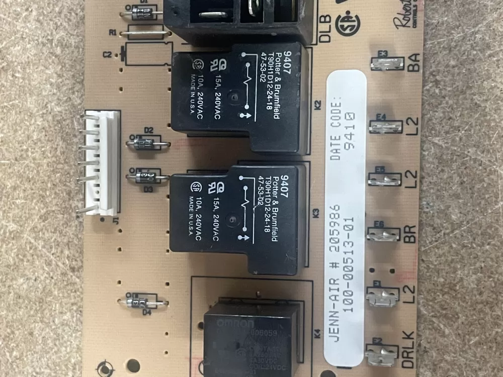 Jenn-Air 100-00513-01 Oven Jenn Air Relay Control Board