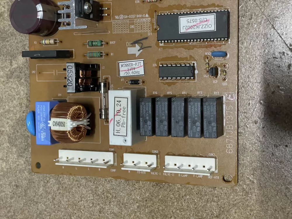 LG Kenmore 6871JB1375D 6871JB1375E Refrigerator Control Board AZ25782 | KM100