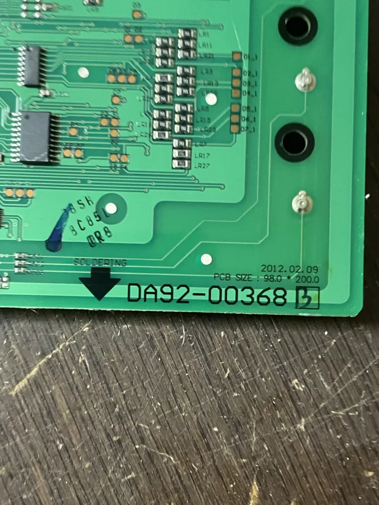 Samsung DA92-00368B Refrigerator Dispenser UI Control Board AZ44172 | Wm590