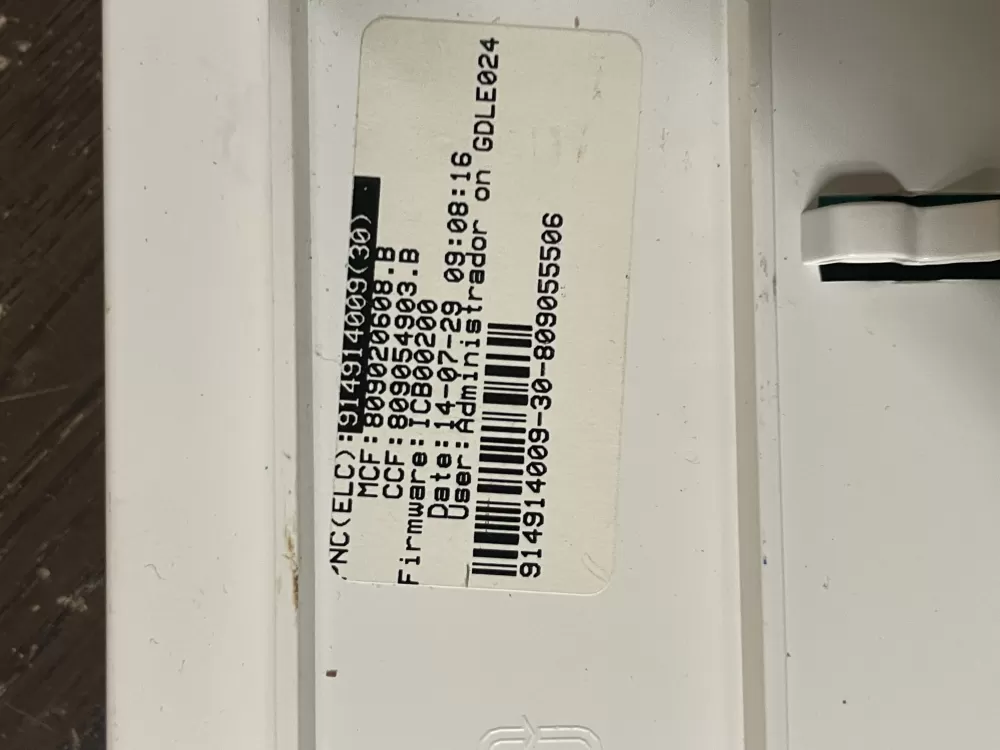Frigidaire 809055506 914914010 Washer UI Control Board AZ44226 | WMV388