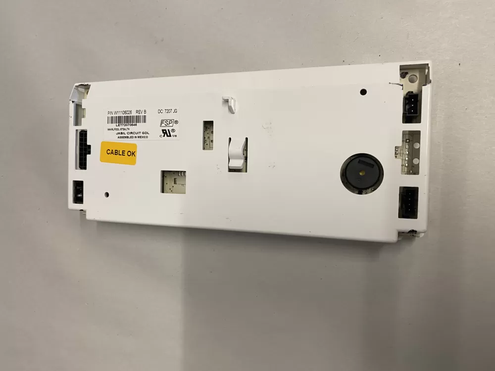 Whirlpool Amana W11106026 Refrigerator Control Board Interface AZ214524 | BK1766