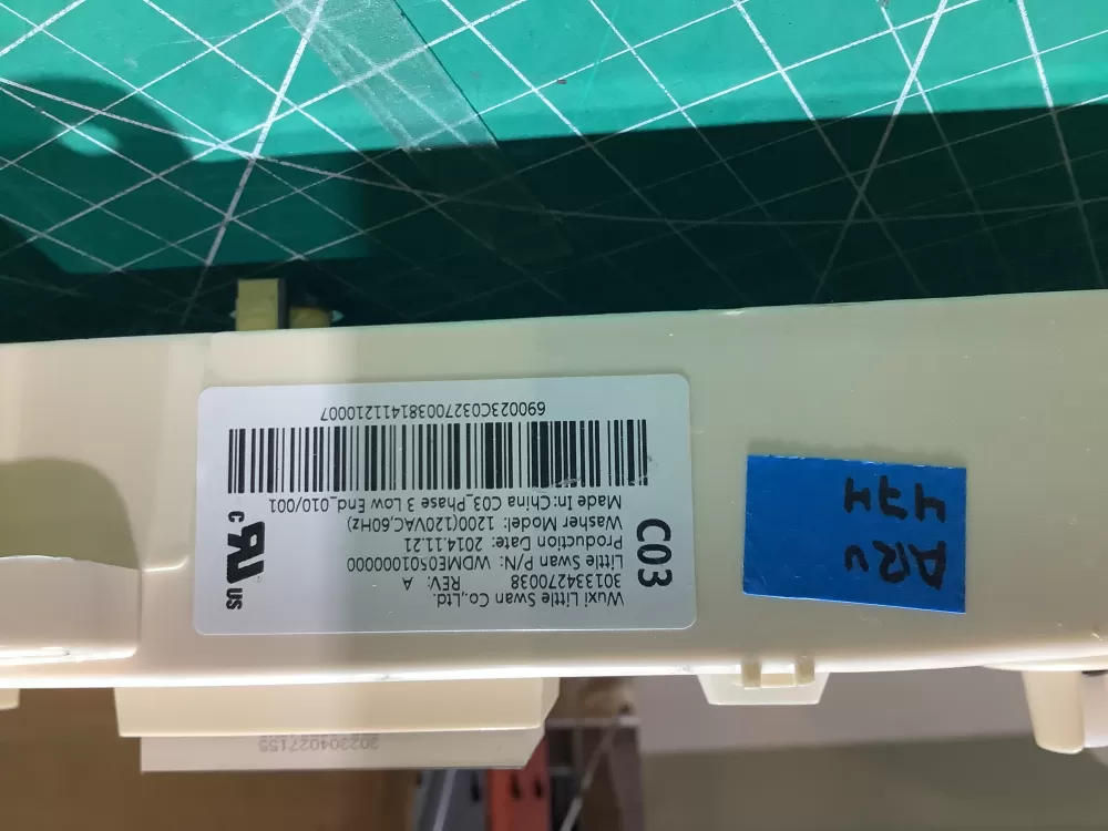GE WDME0501000000 301334270038 Washer Control Board AZ181247 | ARV474