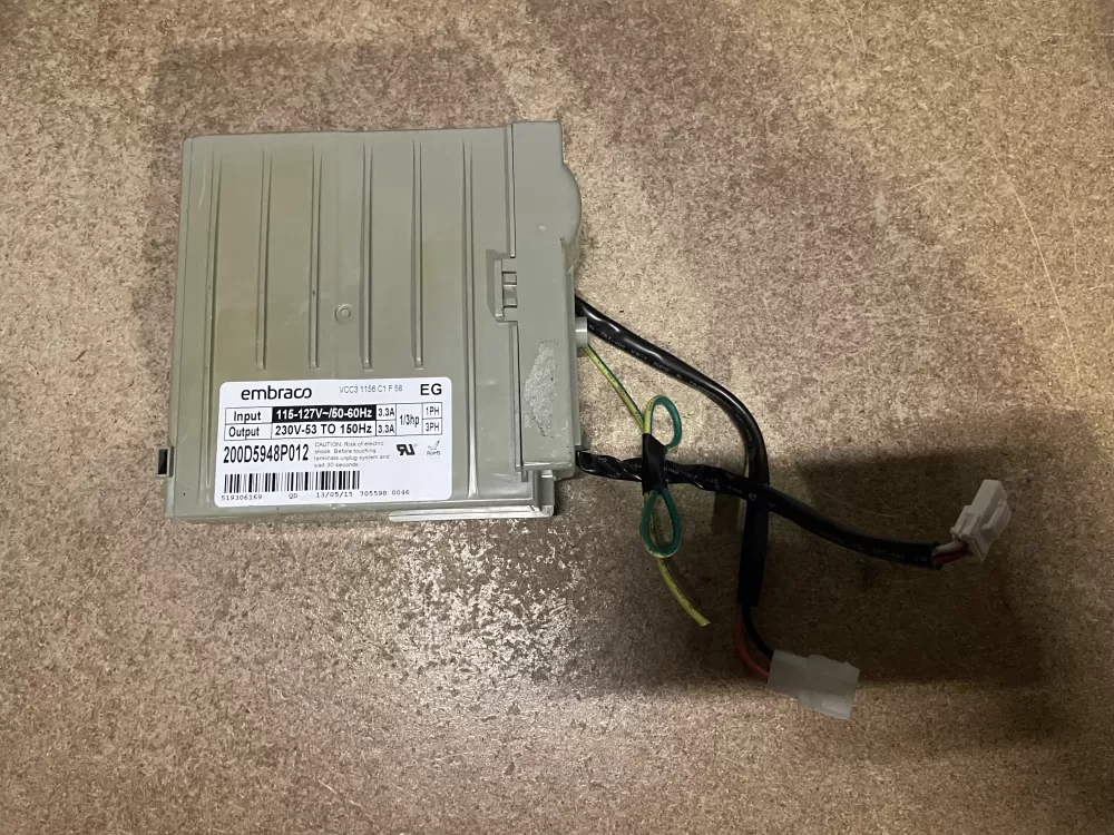 GE 200D5948P012 Refrigerator Control Board Inverter