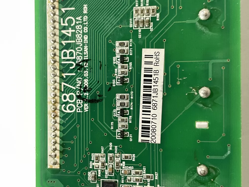 Kenmore LG 6871JB1451B Refrigerator Control Board Dispenser AZ183536 | Wm2703