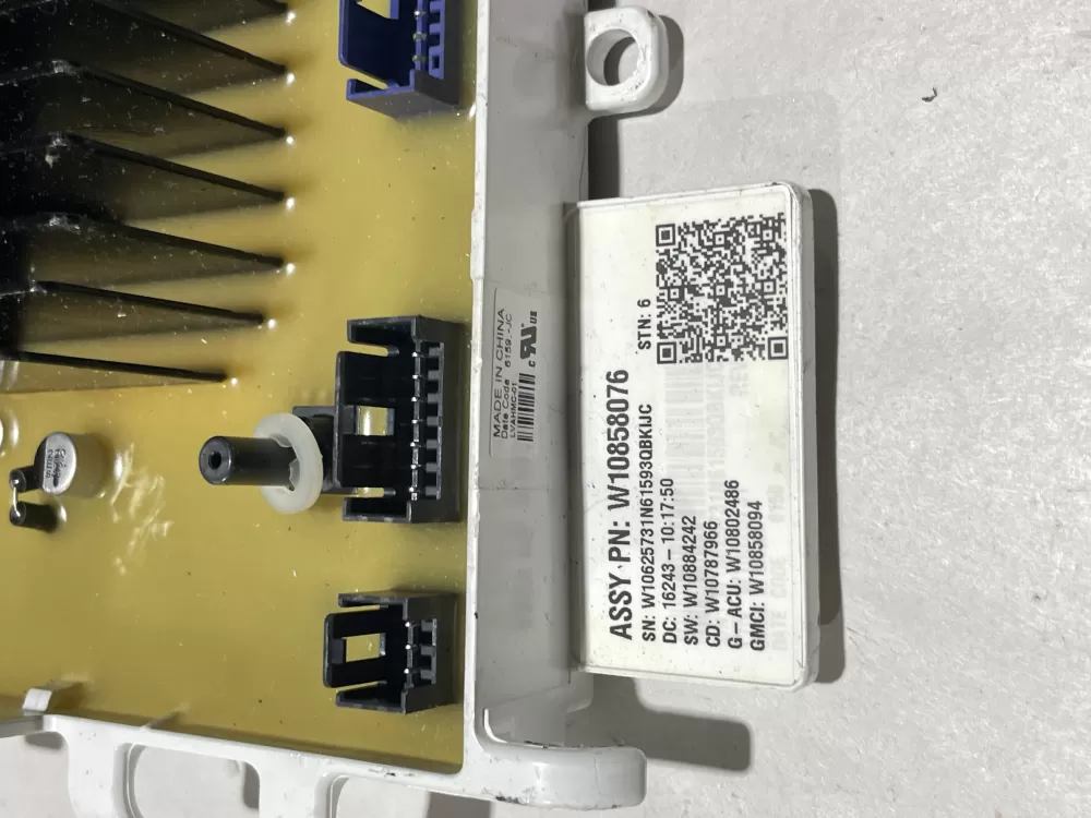 Kenmore W10858076 Washer Main Control Board AZ112480 | Wm566