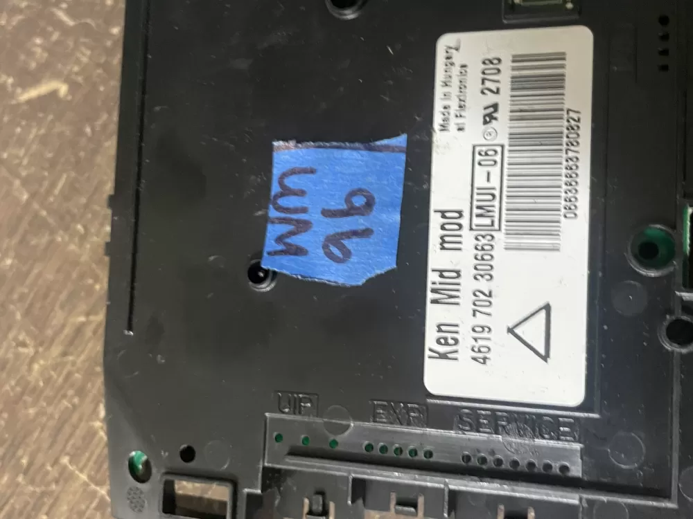 Whirlpool 461970230663 Washer Control Board User Interface AZ82069 | Wm96