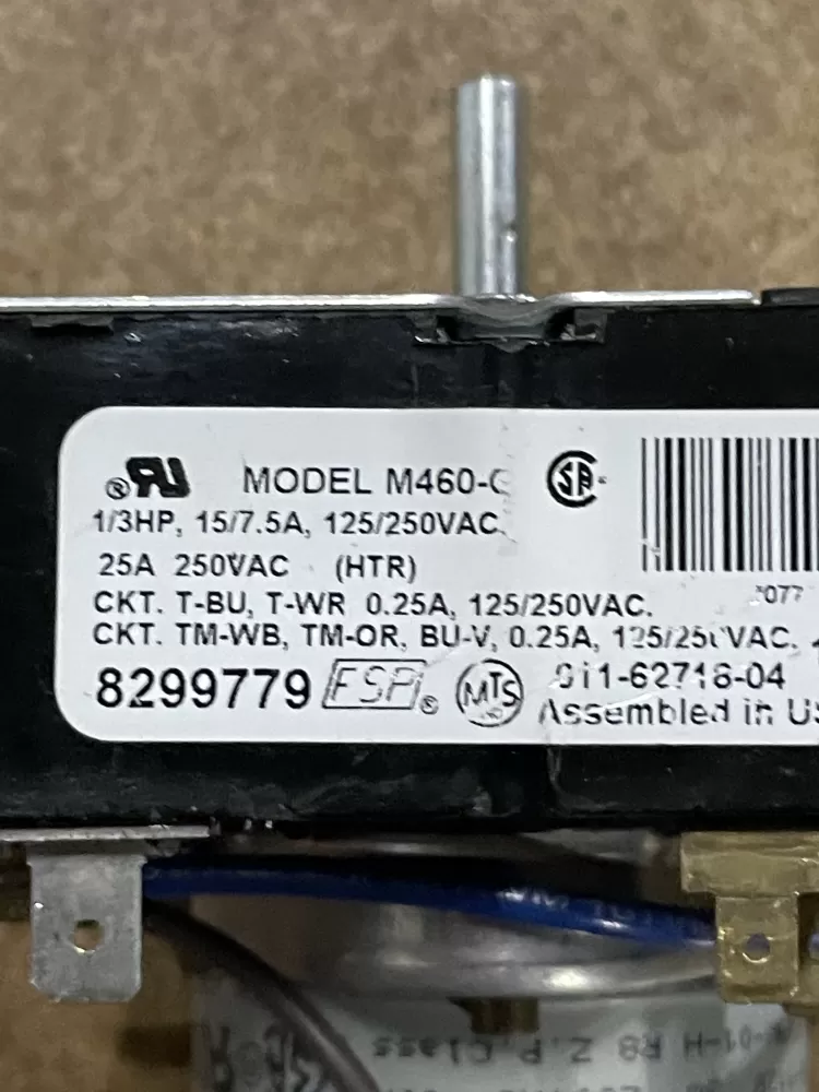 Whirlpool Maytag 8299779 Kenmore 8299779R Amana Dryer Timer AZ27144 | WM61