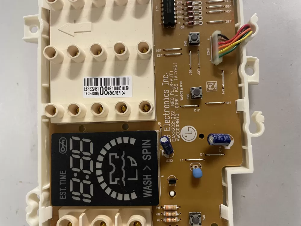 LG EBR32268108 Washer Control Board AZ127821 | KMV685