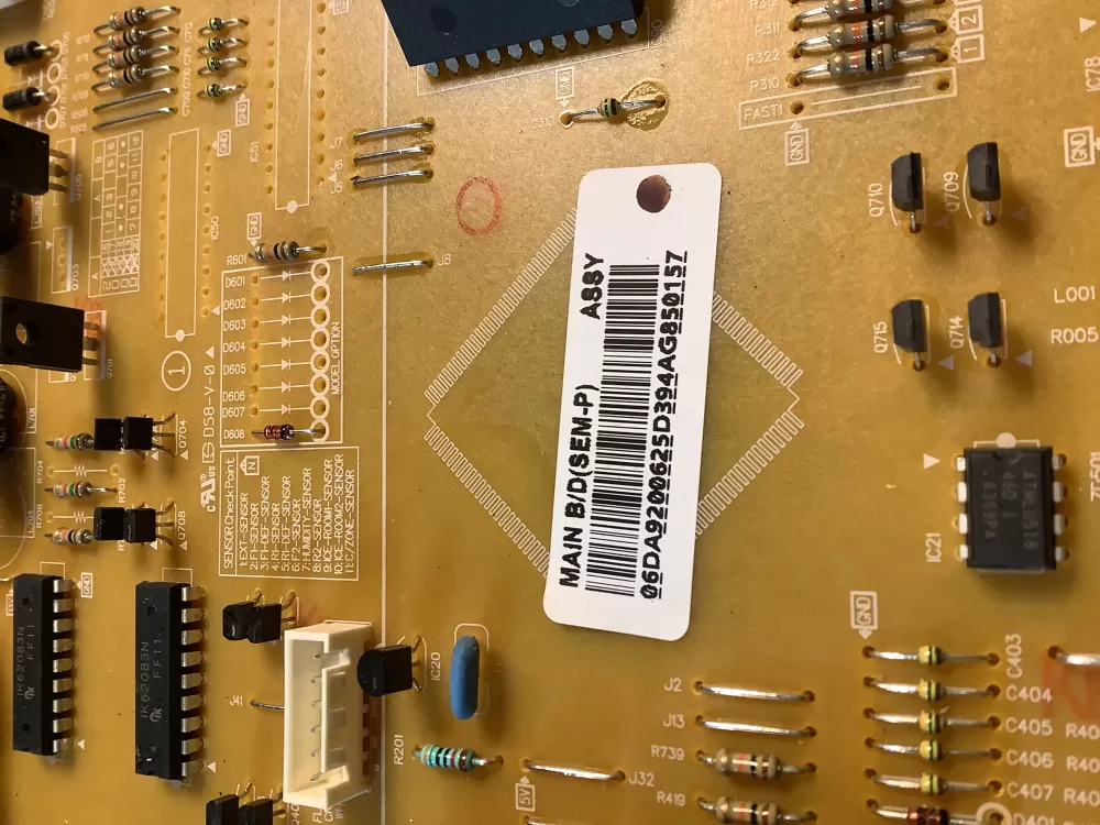 Samsung DA92 00625D Refrigerator Control Board AZ119488 | NR2196