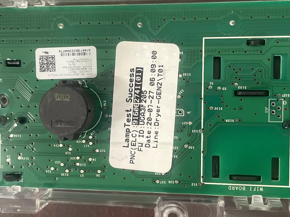 Frigidaire A11733812 Dryer Control Board Luxcare Model AZ56525 | KM2025