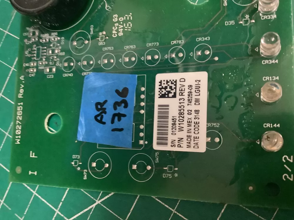 Whirlpool W10352744 WPW10352744 Washer Control Board AZ205884 | AR1736