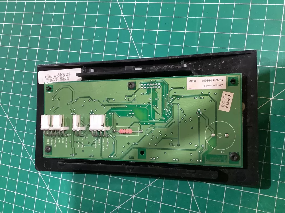 GE REFRIGERATOR DISPENSER CONTROL BOARD P/N 197D4576G001 AZ150823 | NR1936