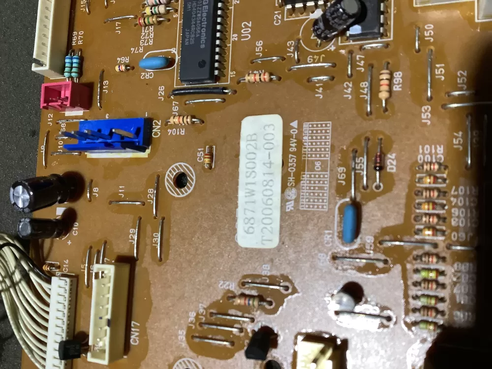 GE MICROWAVE CONTROL BOARD PART # WB27X10358 6871W1S002B AZ112493 | NR2120