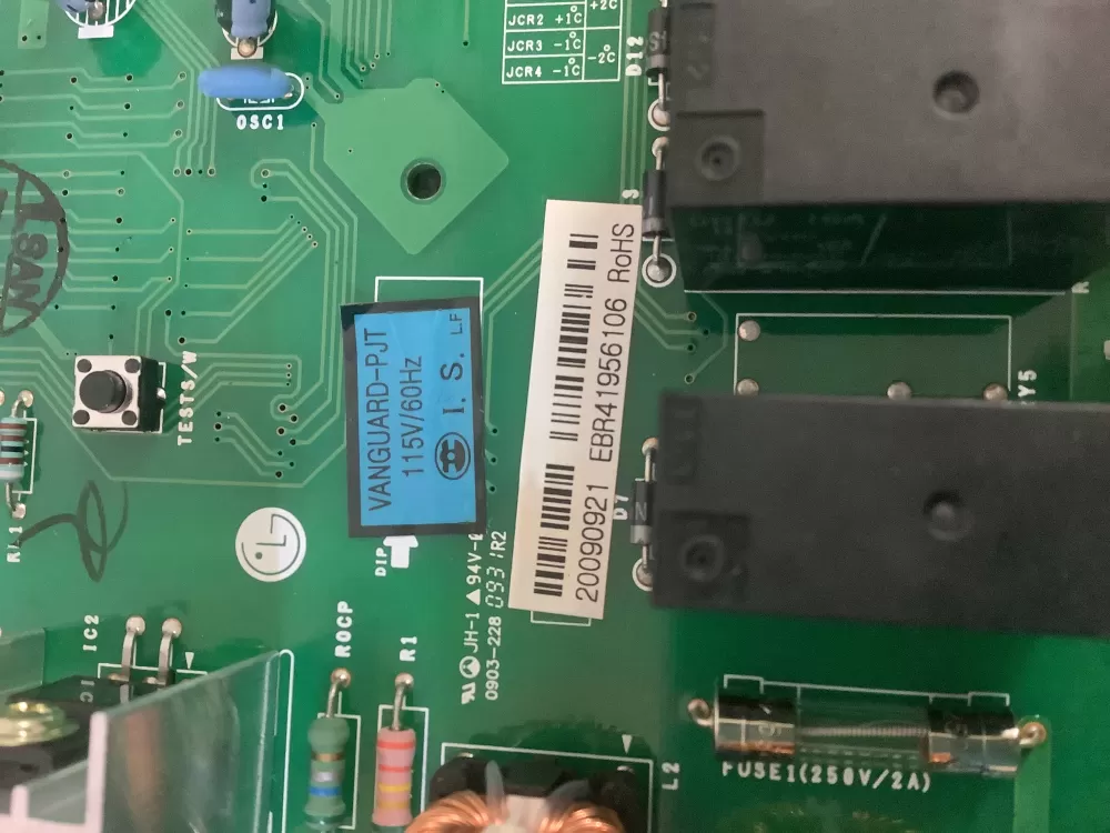 LG EBR41956106 Refrigerator Control Board AZ206677 | NR1122