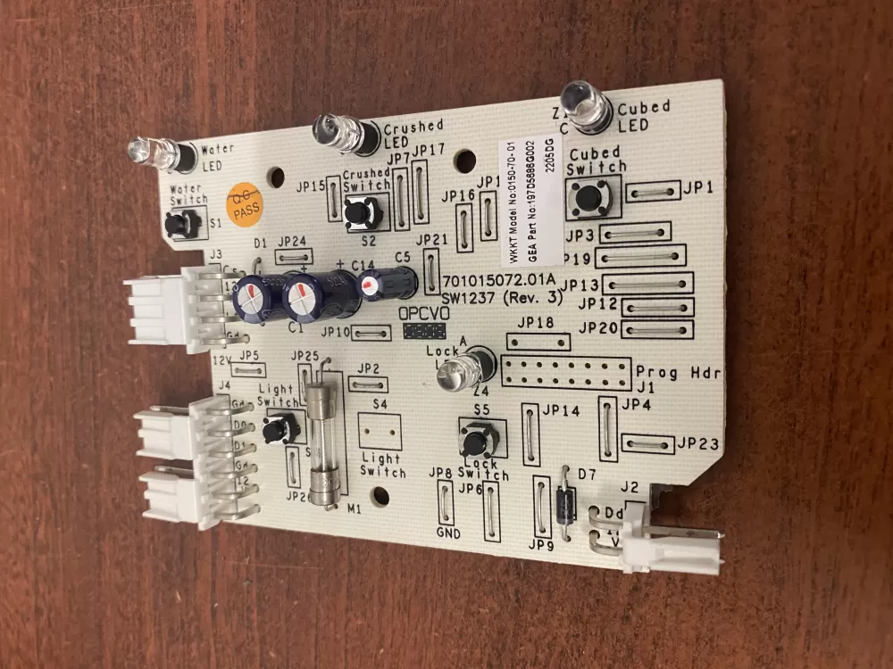 GE 197D5686G002 Refrigerator Control Board AZ47059 | BK836
