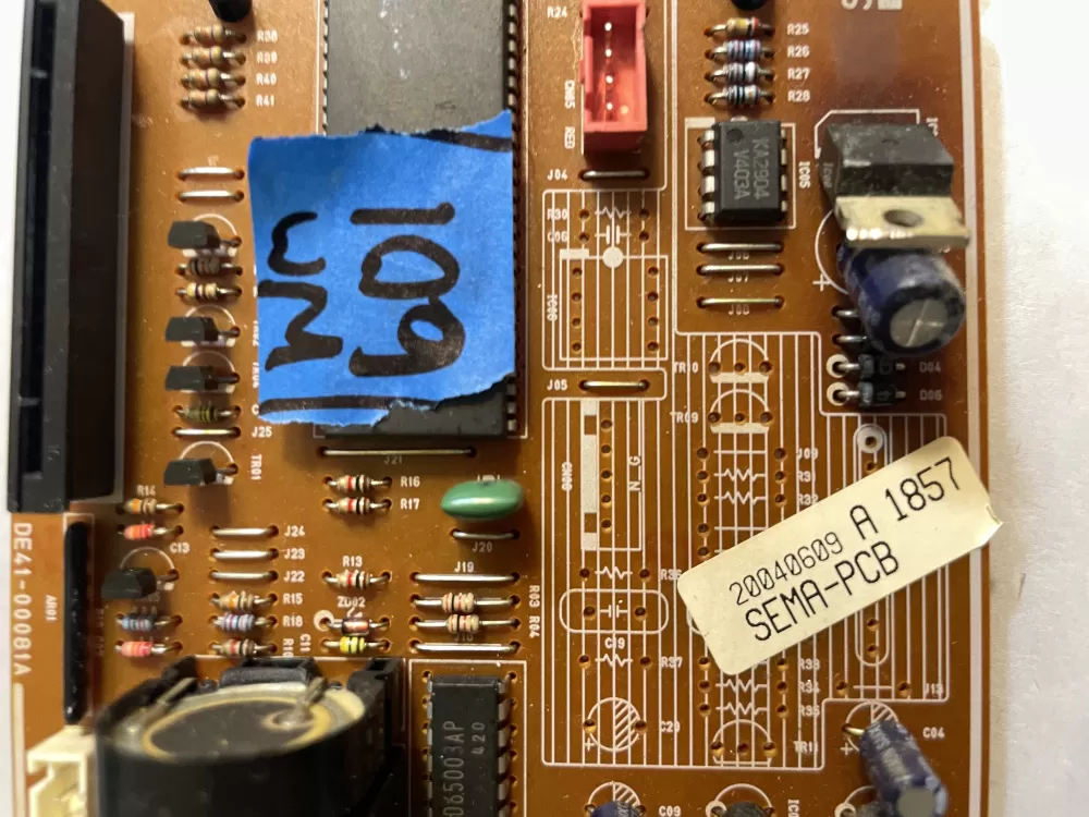 Samsung GE WB27X10508 DE41-00081A Microwave Control Board AZ194541 | WM601