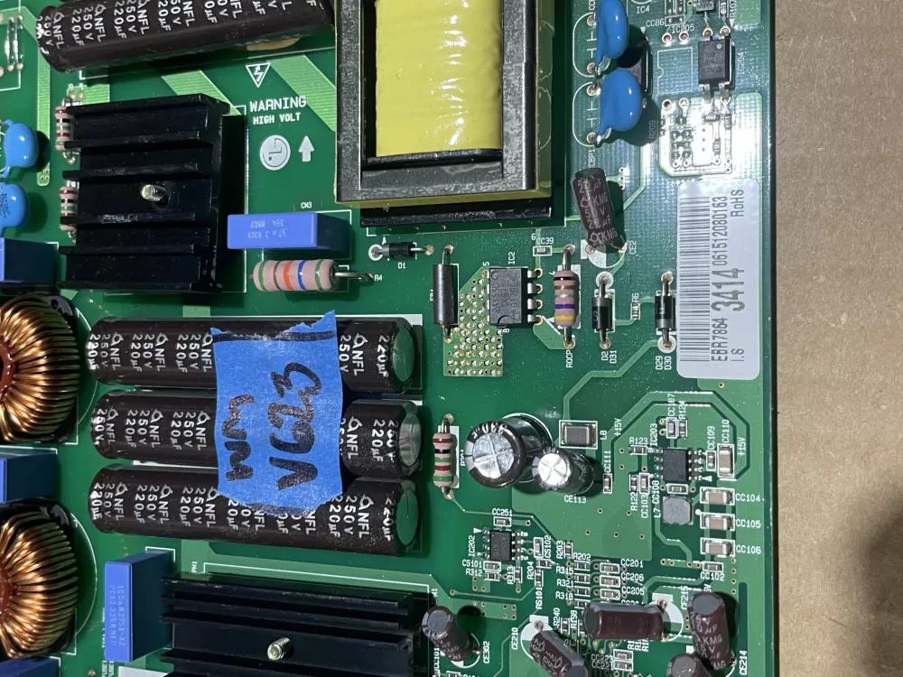 LG EBR78643414 EBR84433501 Refrigerator Control Board AZ76672 | Wmv623