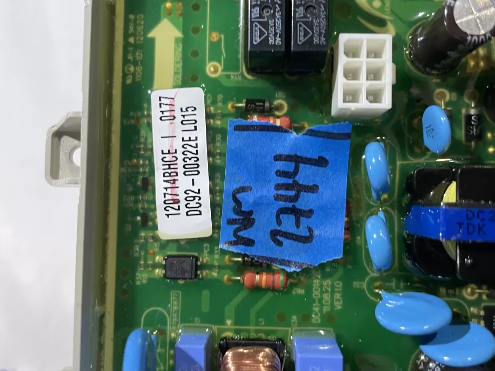 Samsung DC92-00322E DC92-00160A Dryer Electronic Control Board AZ186320 | Wm2744