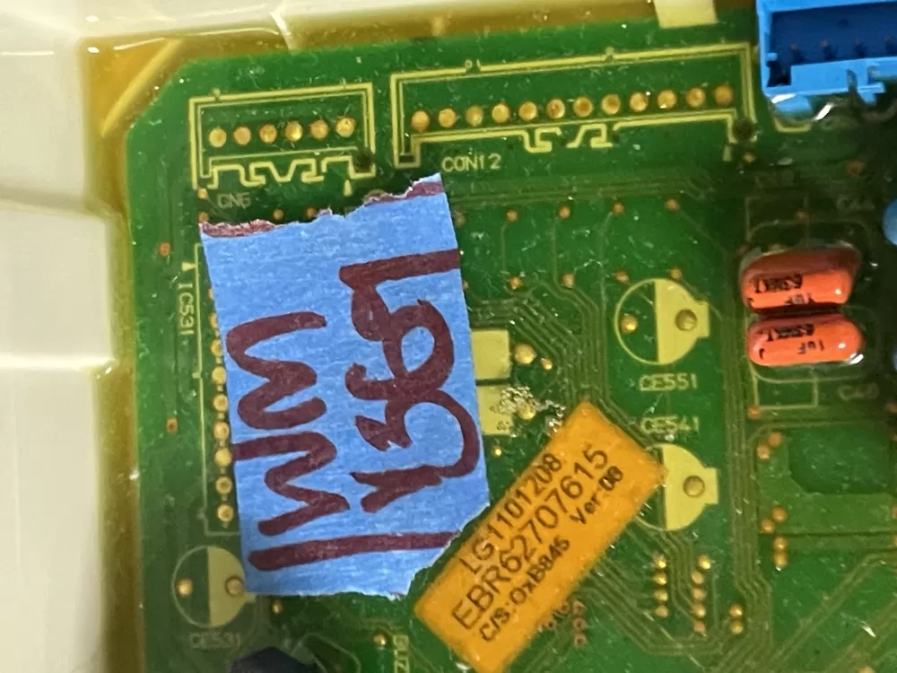 LG EAX62114101 EAX61170502 Dryer Control Board AZ47721 | Wmv369