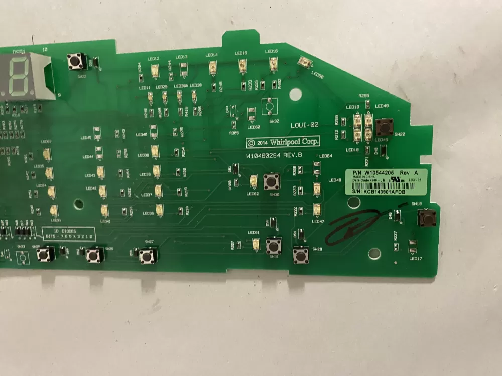 Whirlpool W10544205 WPW10536854 W10536854 Washer Control Board AZ197664 | BK2738