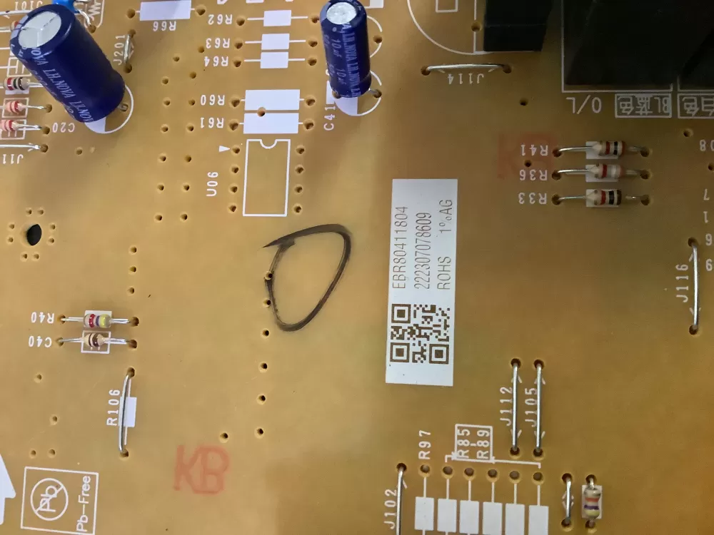 LG Kenmore EBR80411804 AP7223334 Microwave Control Board Panel AZ203406 | NR329
