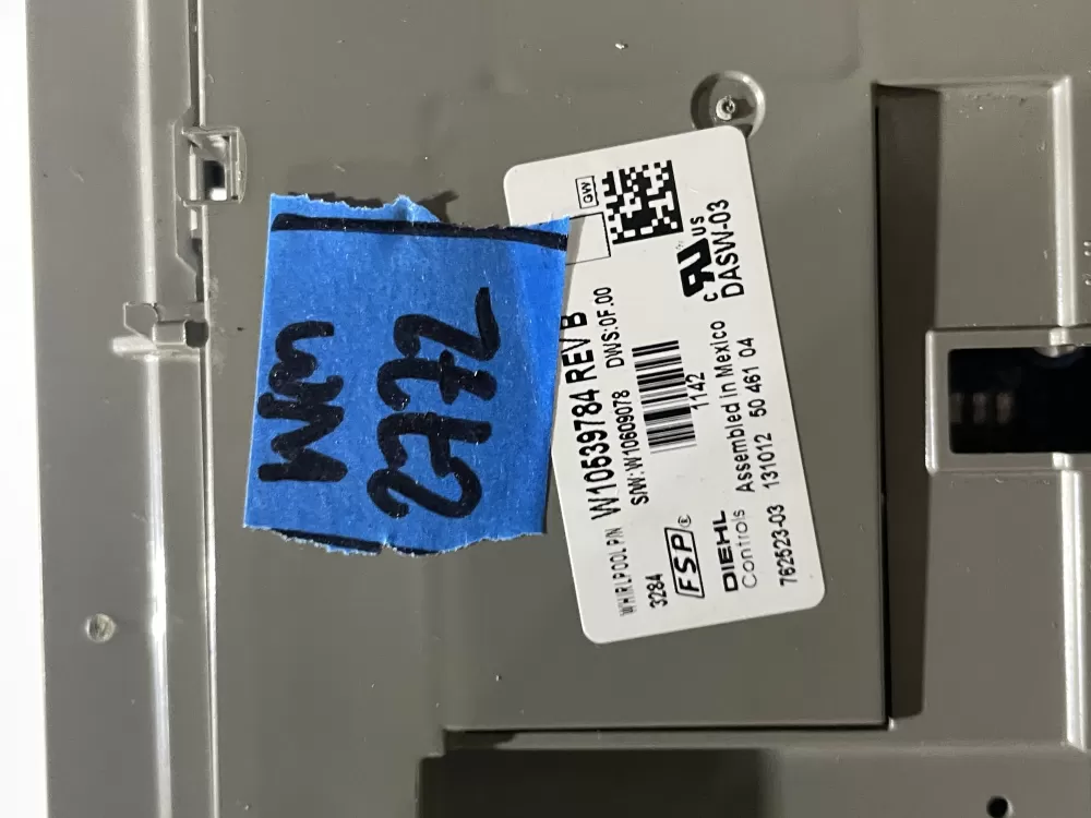 Whirlpool Kenmore W10595569 762523-03 Dishwasher Control Board AZ198895 | Wm2772