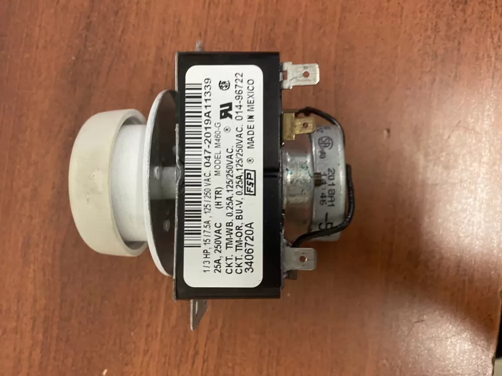 Whirlpool 3406720A PD00055932 3406720 529119 AP6008570 PS11741710 EAP11741710 Dryer Timer