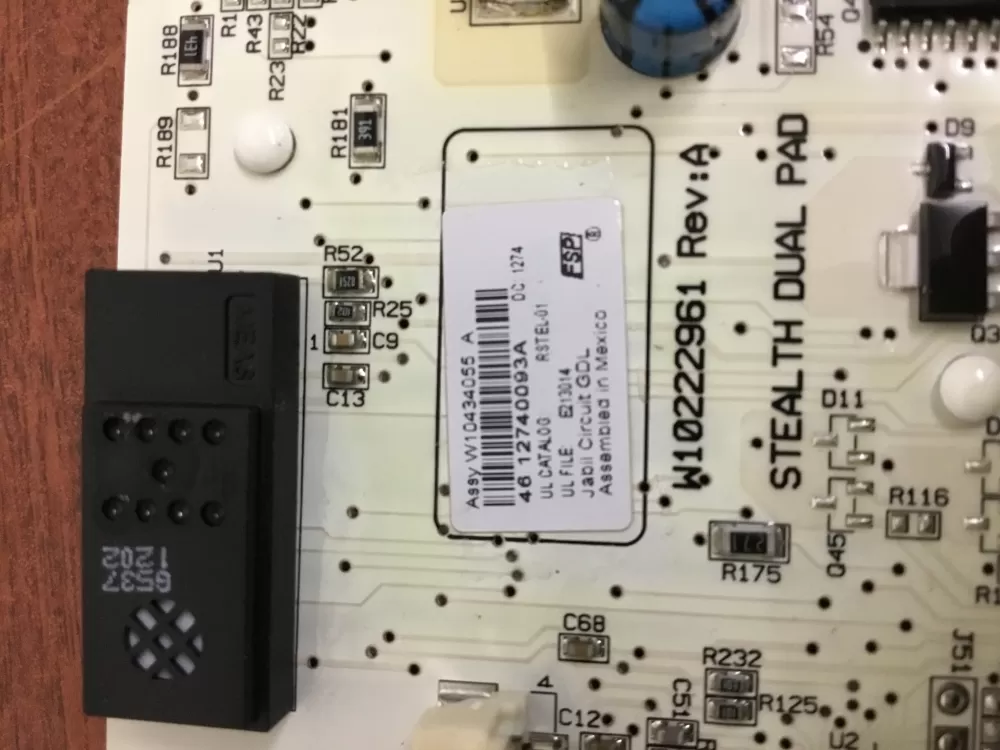 Whirlpool W10434055 Refrigerator Dispenser UI Control Board AZ28257 | NR1513