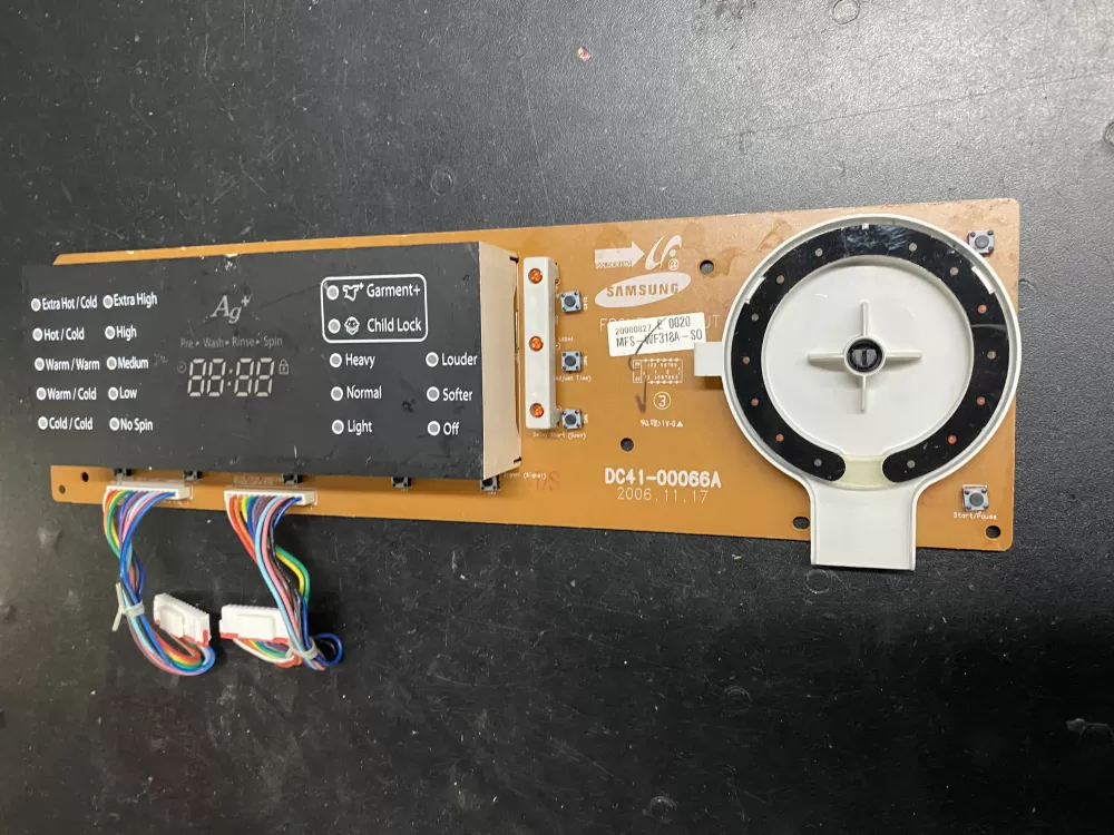 Samsung DC41-00066A Washer Control Board